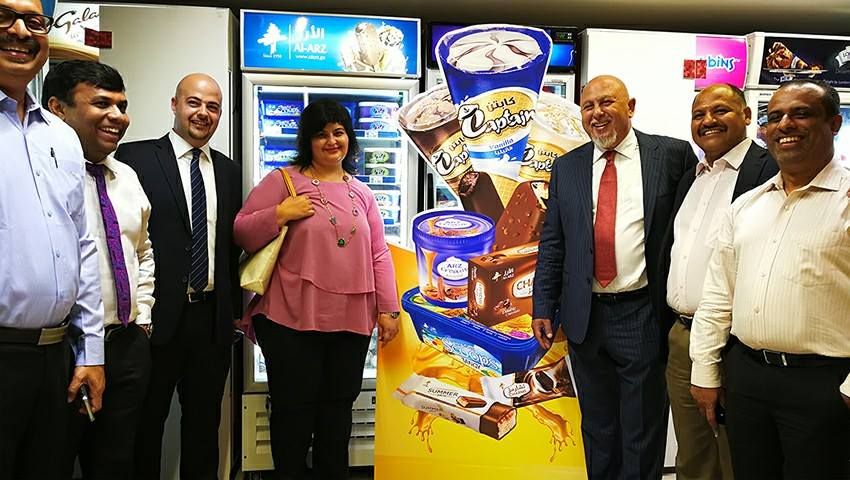 Al-Arz team at the SPAR Oman launch event