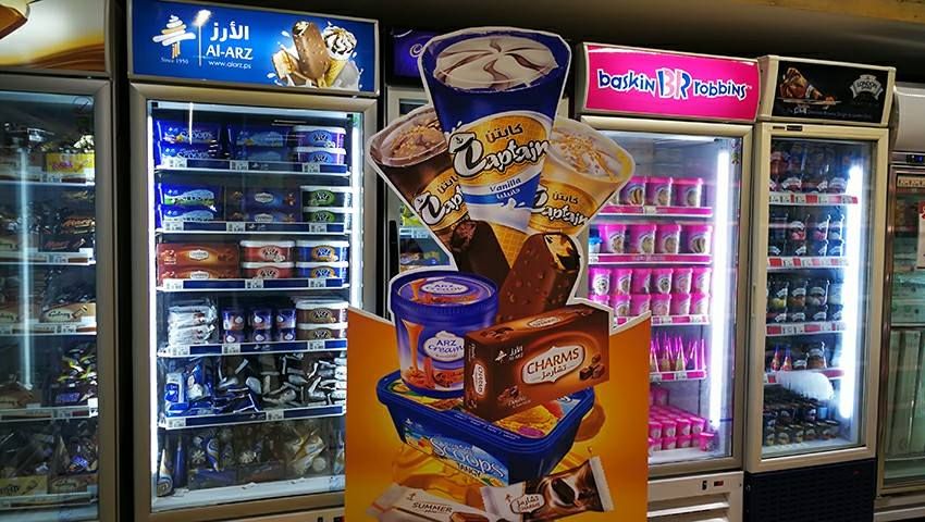 Al-Arz freezer display at the SPAR Oman launch