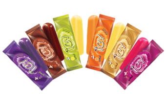 Icy product photo